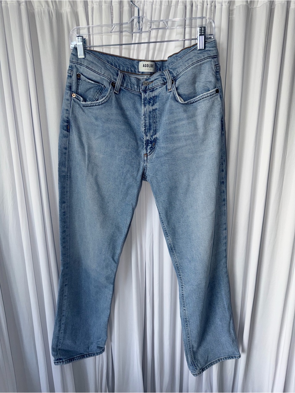 AGOLDE Kye Mid-Rise Straight Crop